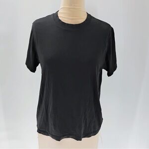 LULULEMON round neck tee shirt black soft t shirt short sleeve breathable